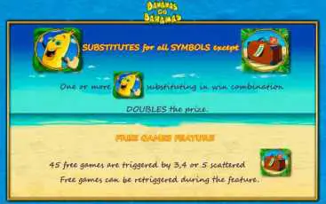 Бонусна гра ігрового апарату Bananas Go Bahamas