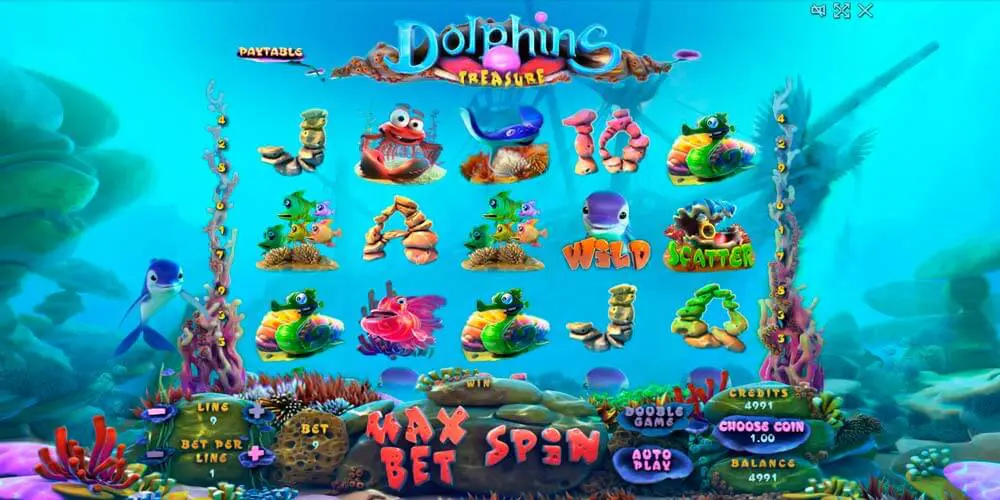 Грати в Dolphins Treasure / Скарби Дельфінів