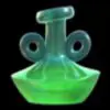 Символ Frog Grog - зелена колба