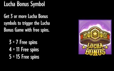 Бонусна гра ігрового апарату Luchadora