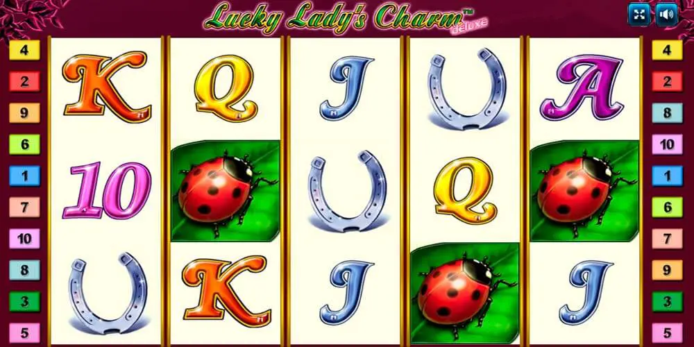 Грати в Lucky Ladys Charm Deluxe / Лакі Леді Шарм Делюкс
