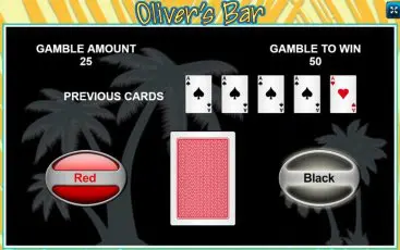 Інтерфейс ігрового автомата Olivers Bar